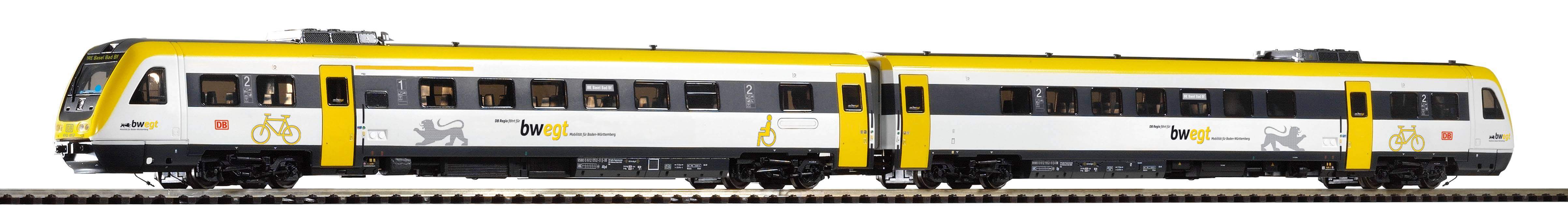 Piko 52007 H0 Dieseltriebwagen VT 612 Regioswinger bwegt DB AG Gleichstrom