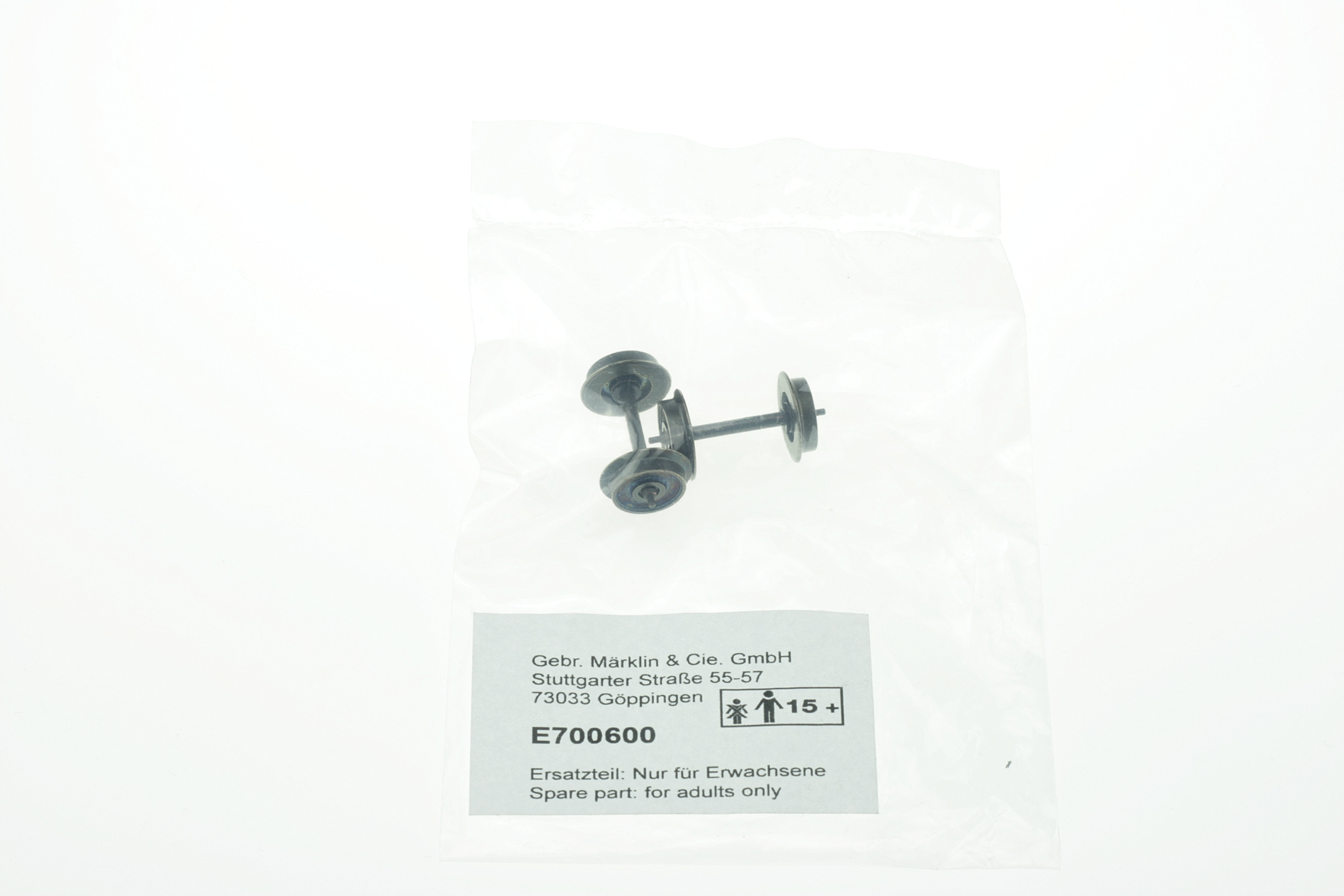 Märklin E700600 Gleichstrom Radsätze Stummelachse lang