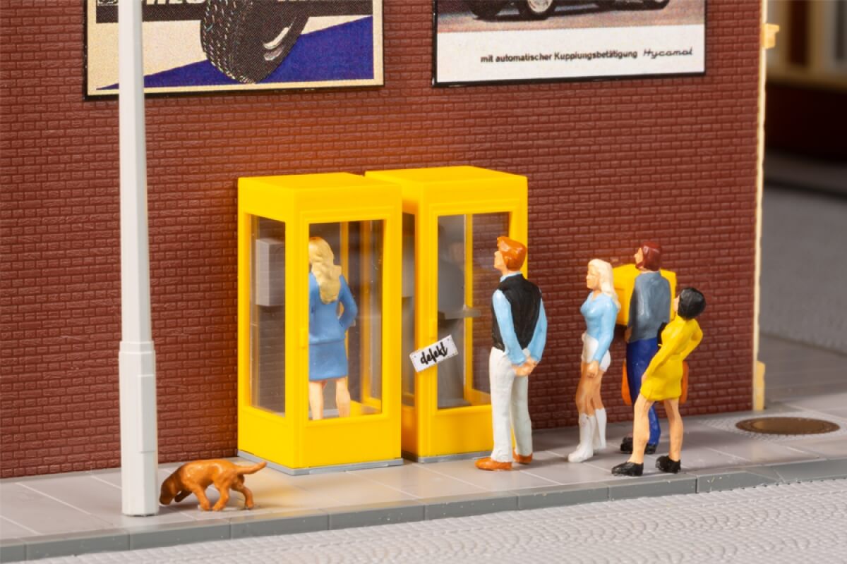 Auhagen 41662 H0 Telefonzellen und Briefkästen