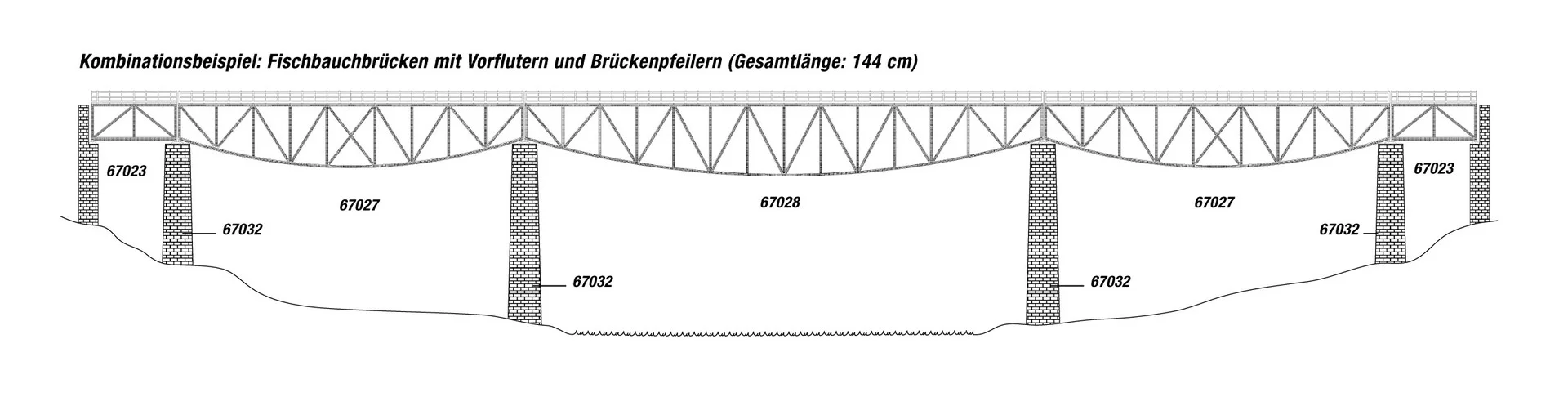 NOCH 67032 Brückenpfeiler