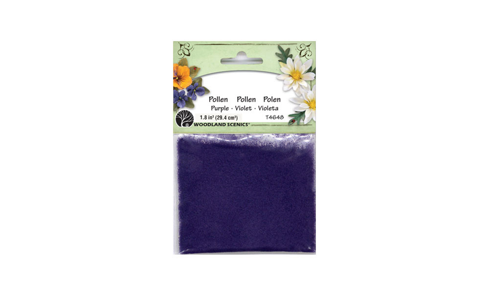 Woodland Scenics T4648 Pollen lila purple Paper Flower 