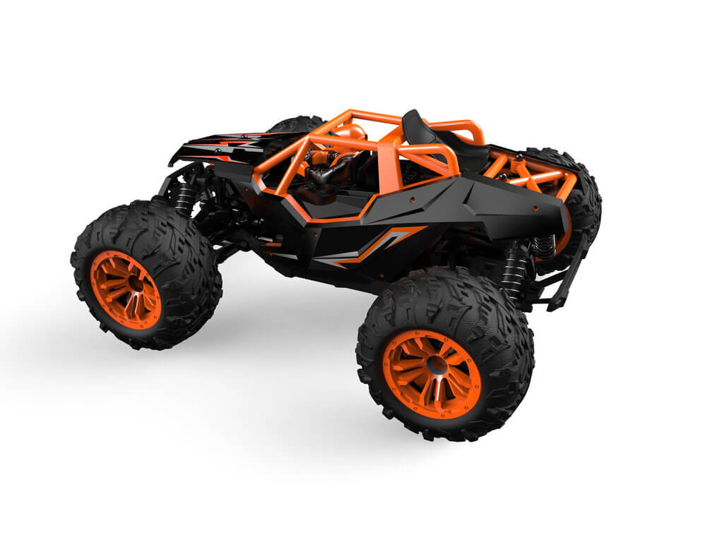 drive & fly Models 3158 DF-Fun-Racer 1:14 4WD RTR Orange 