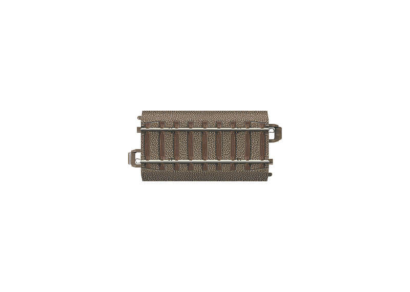 TRIX 62071 Gerades Gleis 70,8 mm mit abnehmbaren Böschungsflanken