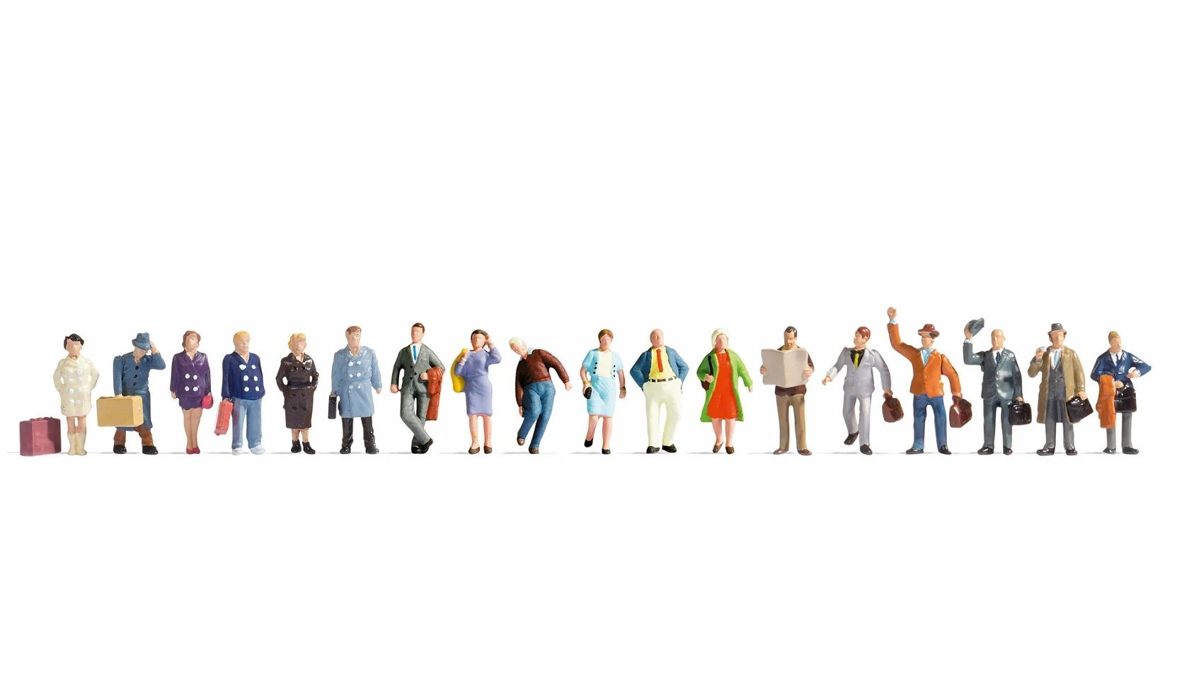 NOCH 16106 XL-Set Reisende