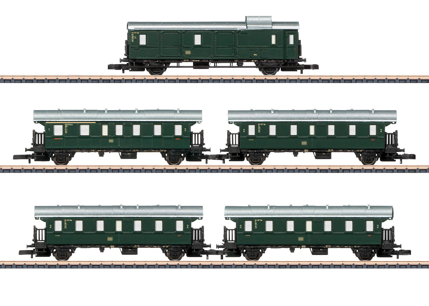 Märklin mini-club Spur Z 87507 Personenwagen-Set Höllentalbahn DB