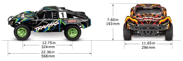 TRAXXAS® 568054-1GRN Slash ® 4x4 blau grün 