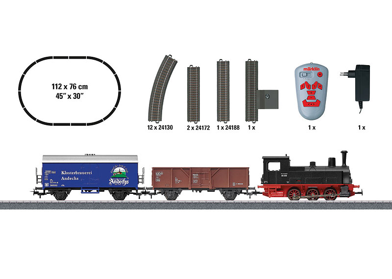 Märklin 29139 Start up Startpackung Güterzug + Dampflok BR 89.3