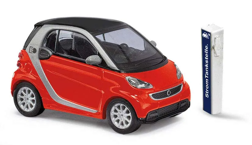 Busch 46226 Smart Fortwo Coupe Electric drive Rot