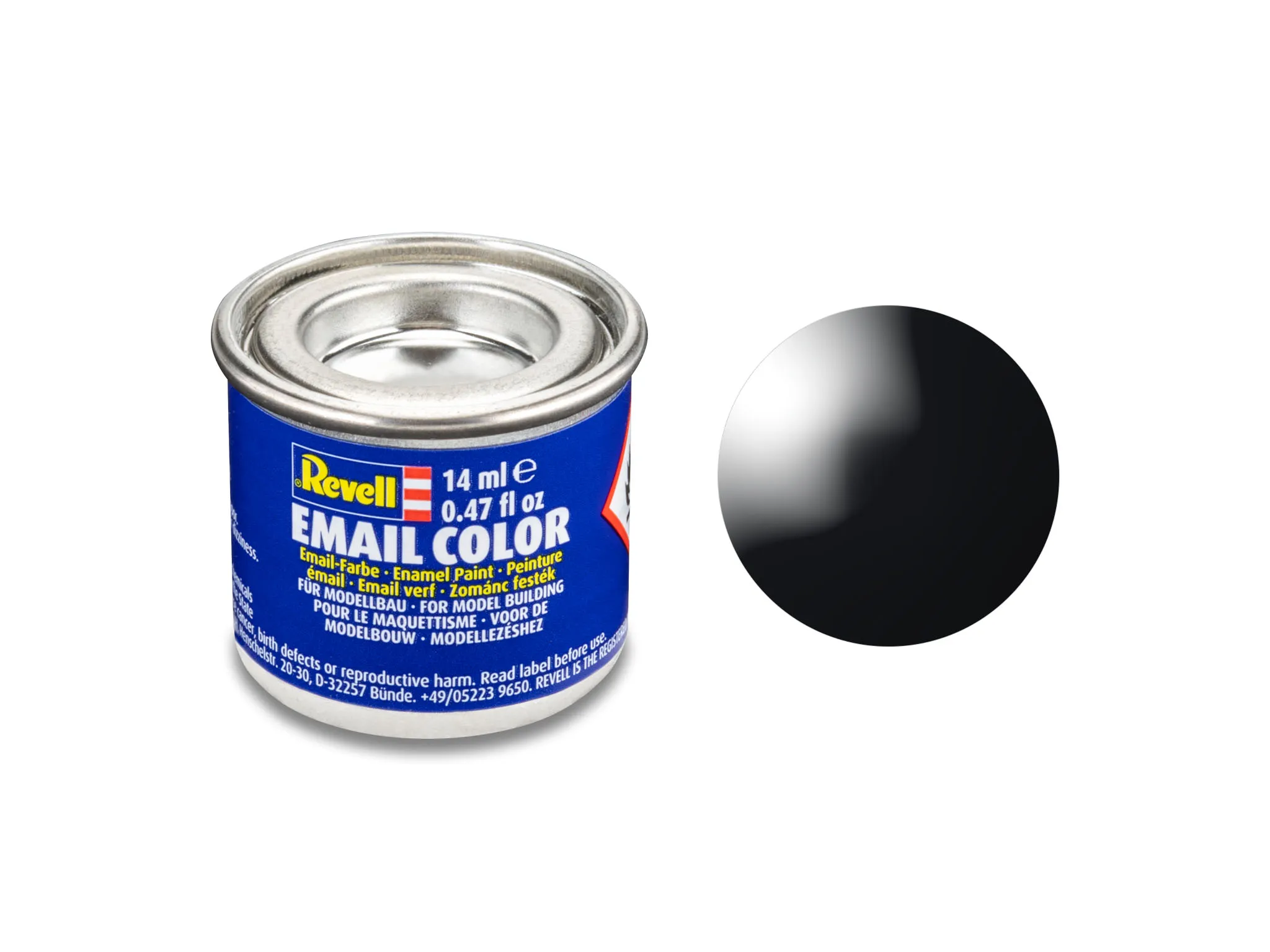 Revell 32107 Email Color Schwarz glänzend 14 ml 