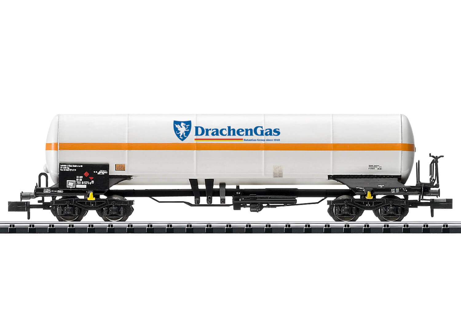 Minitrix 15821 Gaskesselwagen Zagkks DrachenGas