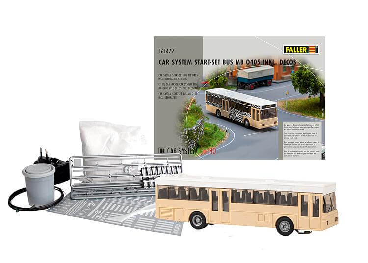 Faller 161479 H0 Car System Start-Set Bus MB O405 inkl. Decos