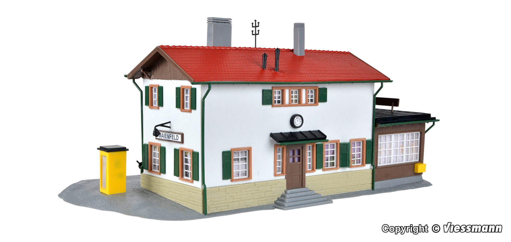 kibri 39496 Bahnhof Maienfeld inkl. Hausbeleuchtungs- Startset