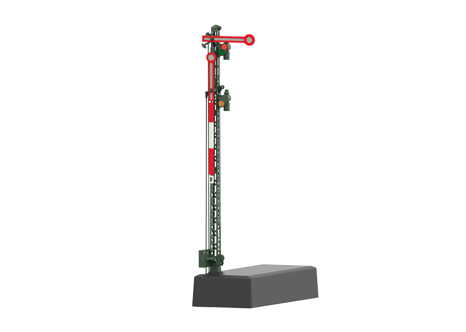 Märklin 70412 Formsignal Hauptsignal mit Gittermast 3 begriffig