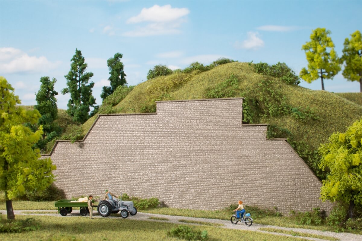 Auhagen 52437 H0 TT 1 Natursteinmauerplatte klein lose