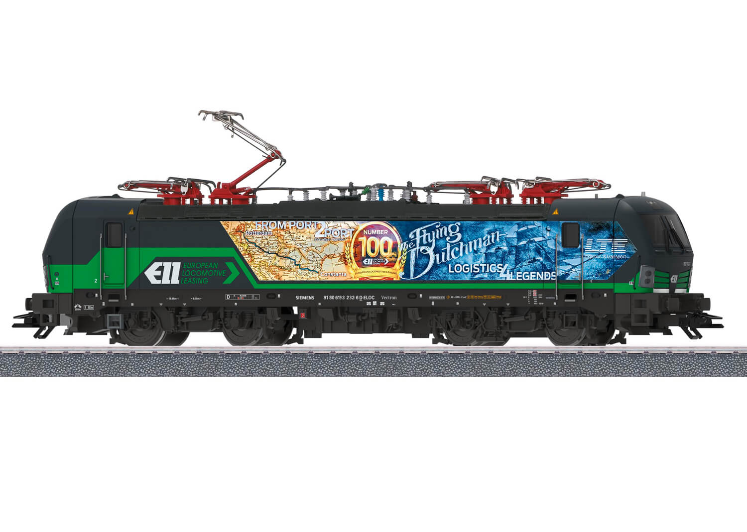 Märklin 36183 Elektrolokomotive Vectron BR 193 der ELL/LTE Flying Dutchman