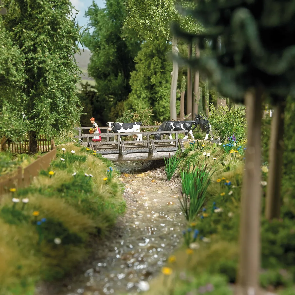 Busch 1850 Holzbrücke