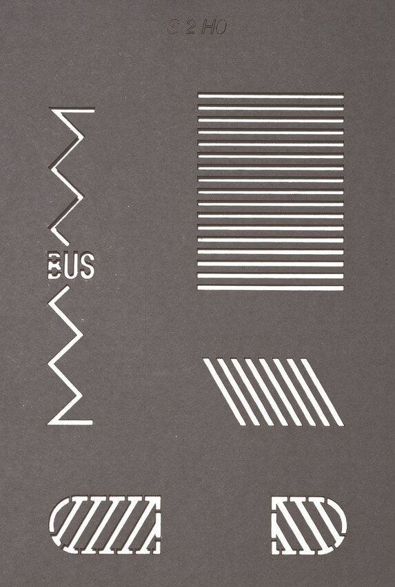 NOCH H0 60745 Straßenmarkierungs-Schablonen