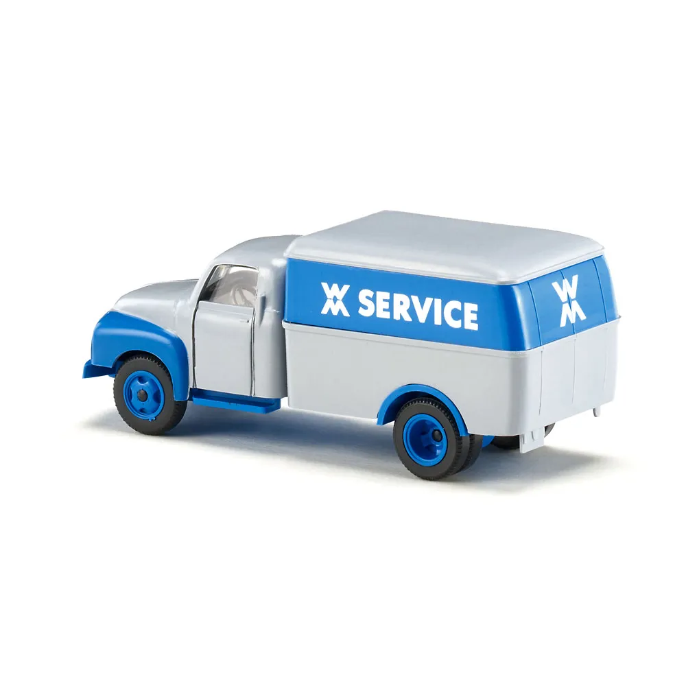 Wiking 035402 Opel Blitz Kastenwagen WM Service