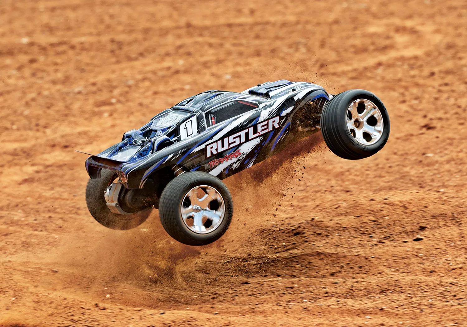 TRAXXAS® 37054-1BLUEX Rustler XL-5® blau