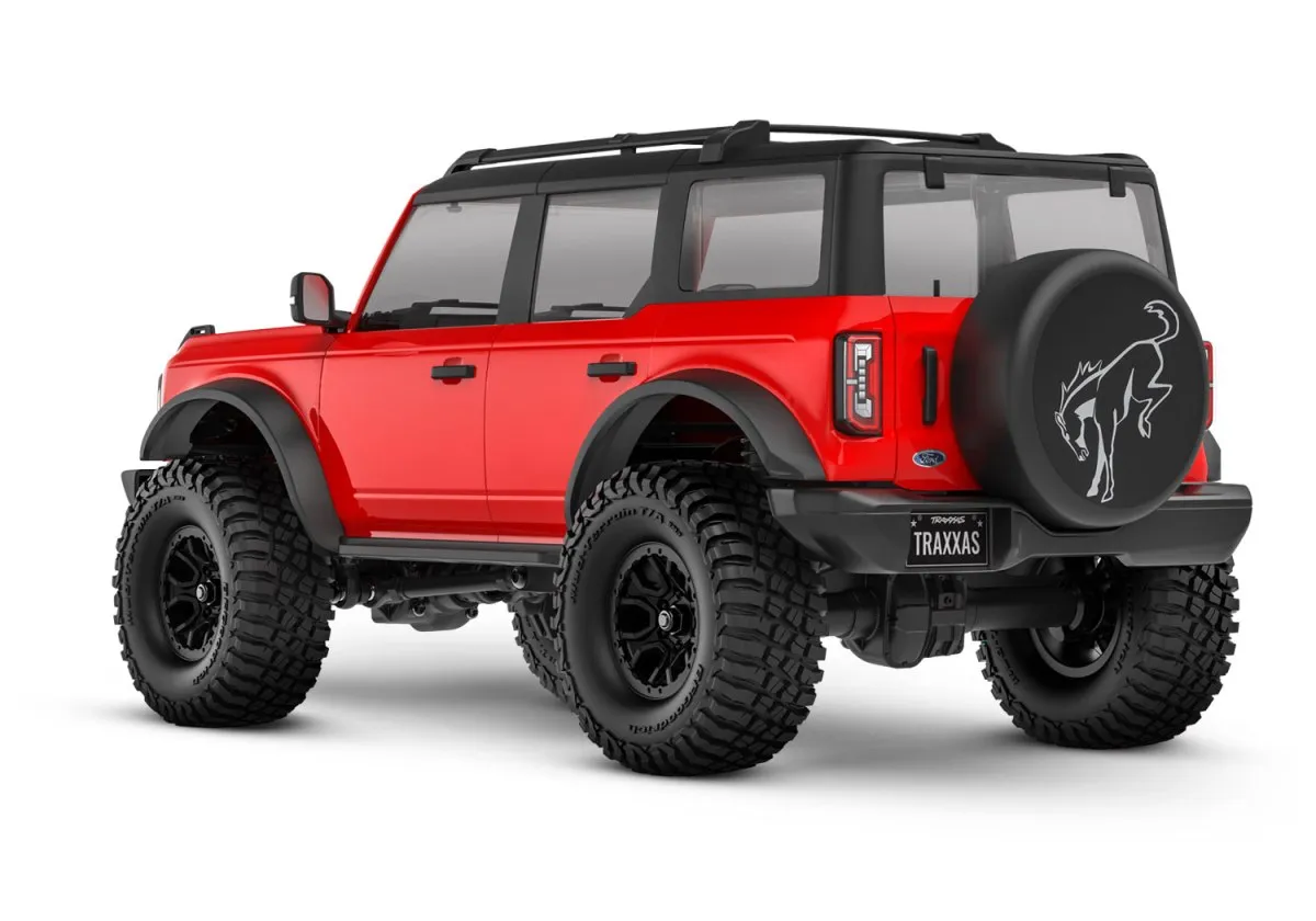 TRAXXAS® 97074-1RED TRX-4M Ford Bronco Rot RTR 4WD Akku Lader
