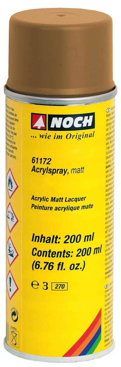 NOCH 61172 Acrylspray Modellbau matt ocker