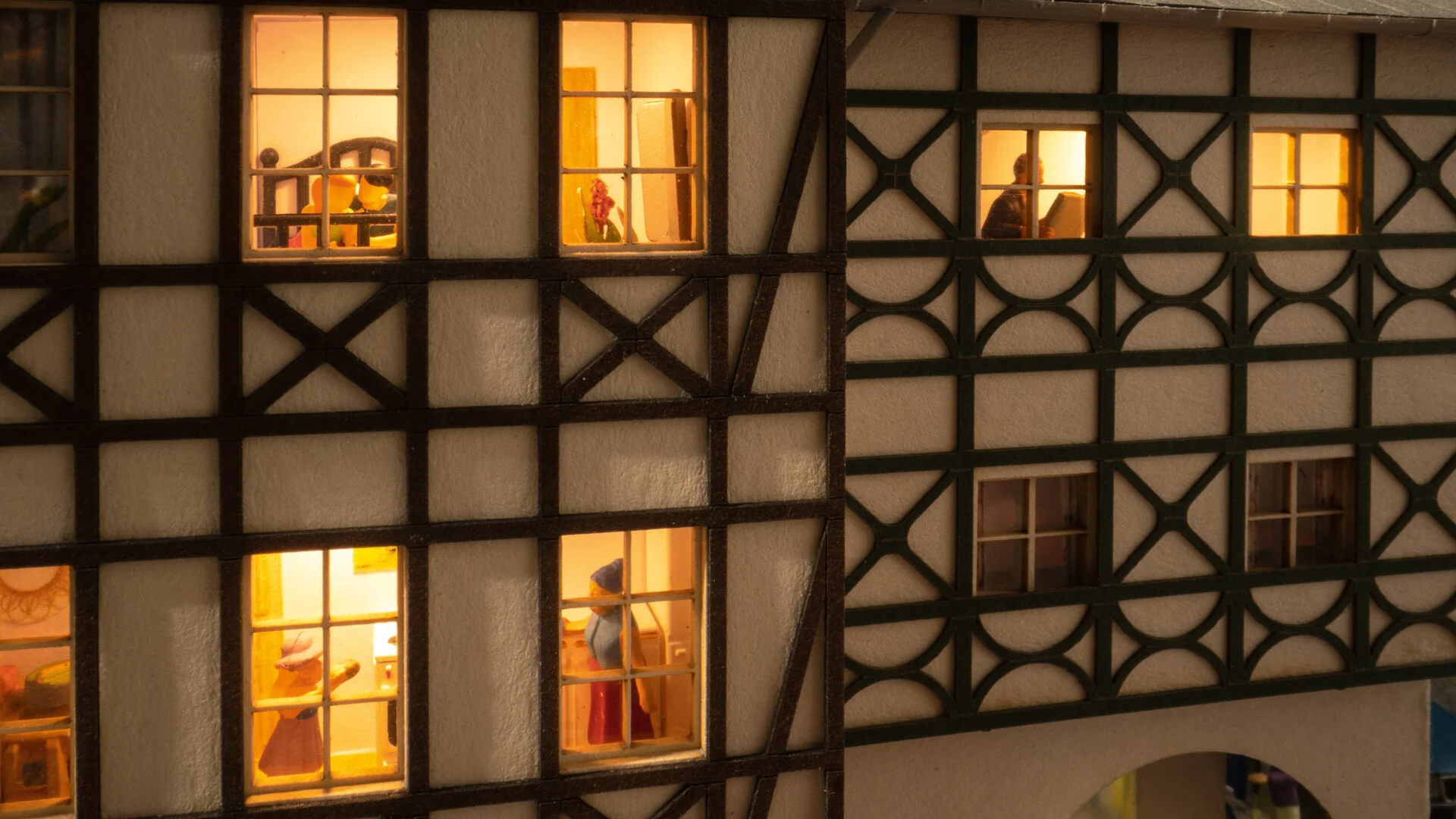 NOCH 51250 micro-rooms LED-Gebäude-Beleuchtungs-Set