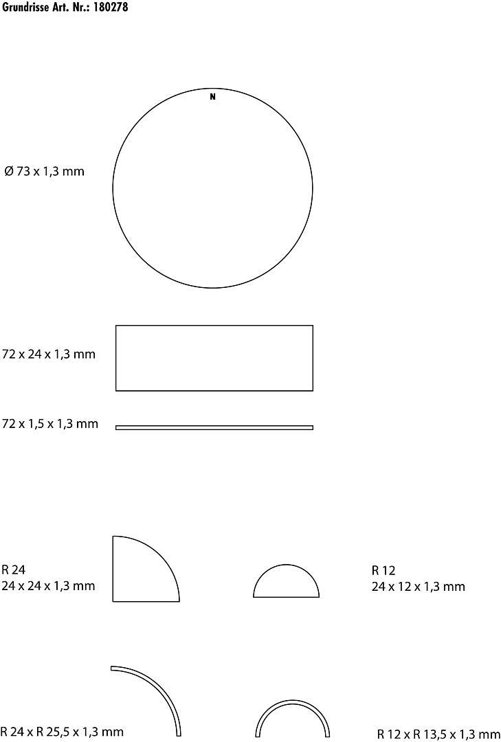 Faller 180277 Mini-Kreisverkehr und Verkehrsinsel
