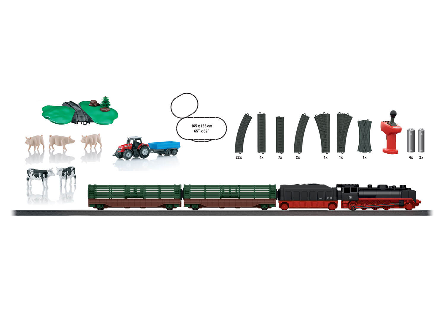 Märklin 29308 Märklin my world - Startpackung Landwirtschaft mir dampfender Lok