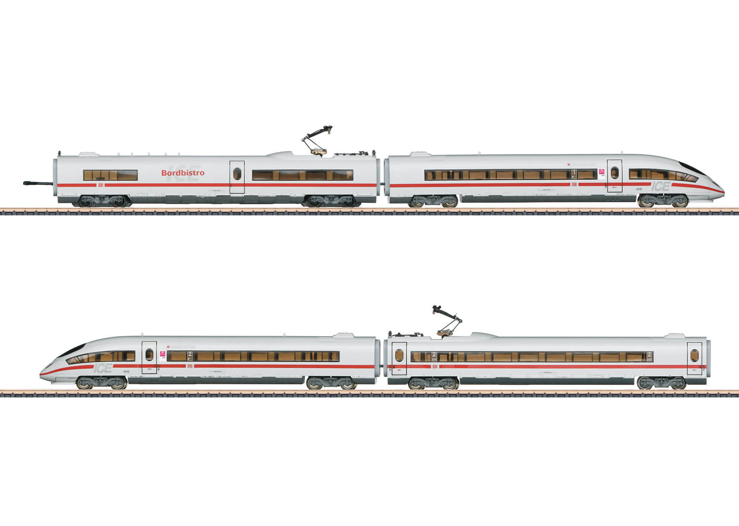 Spur Z Märklin 88715 Hochgeschwindigkeits-Triebzug ICE 3 406 MF DB AG