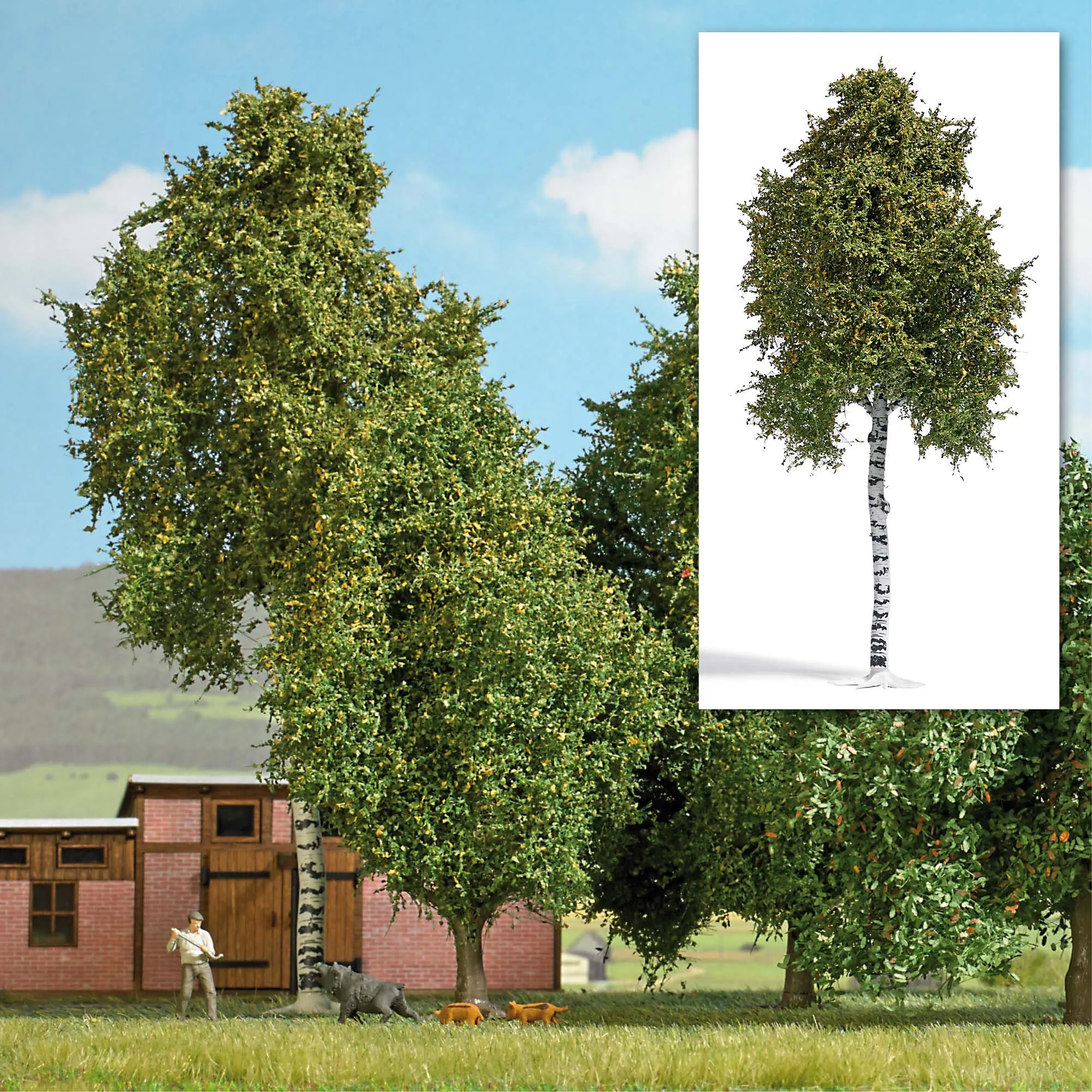 Busch 3783 Birke Spätsommer 17 cm