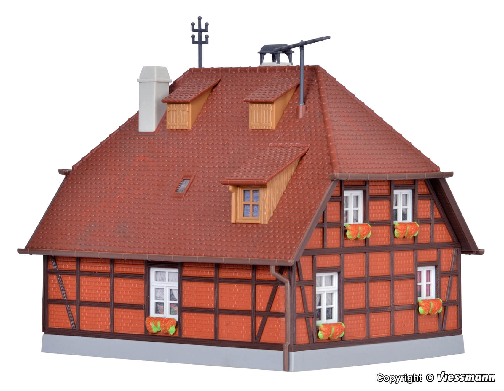 kibri 38209 Haus Mühlenweg Spreewald inkl. Hausbeleuchtungs-Startset