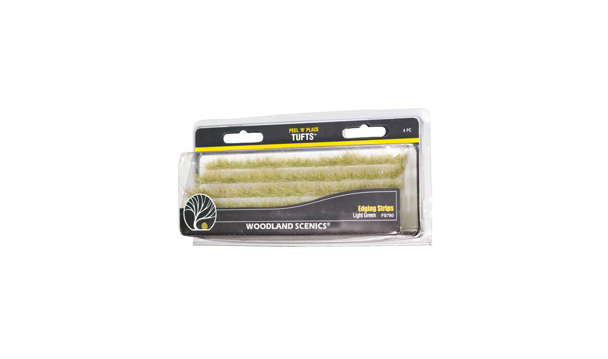 Woodland Scenics FS780 Grasstreifen hellgrün Peel 'n' Place Tufts light Green Edging Strips