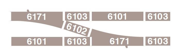FLEISCHMANN 6170 Weiche links 18°