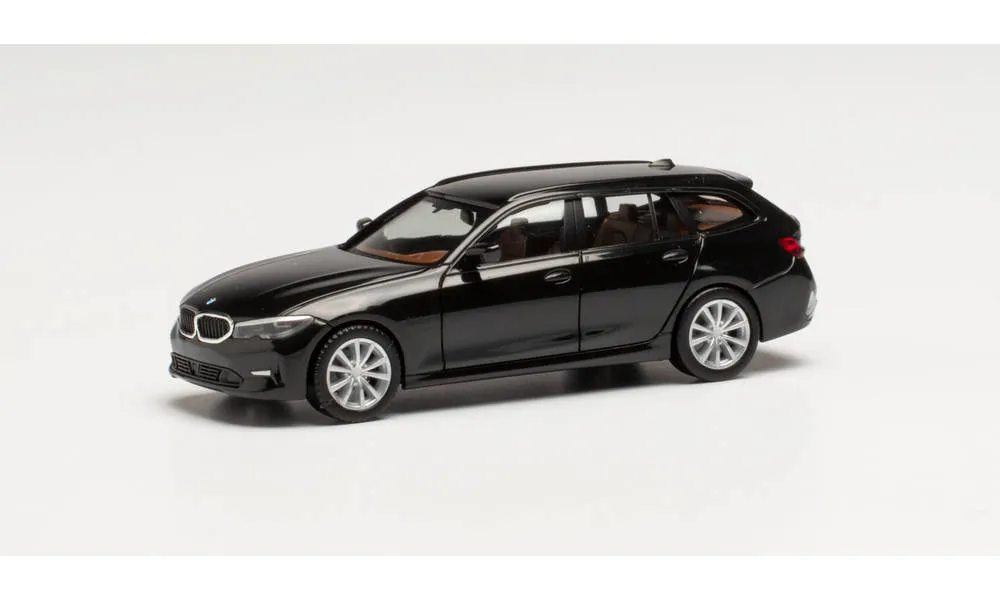 Herpa 420839-002 BMW 3er Touring brillantschwarz