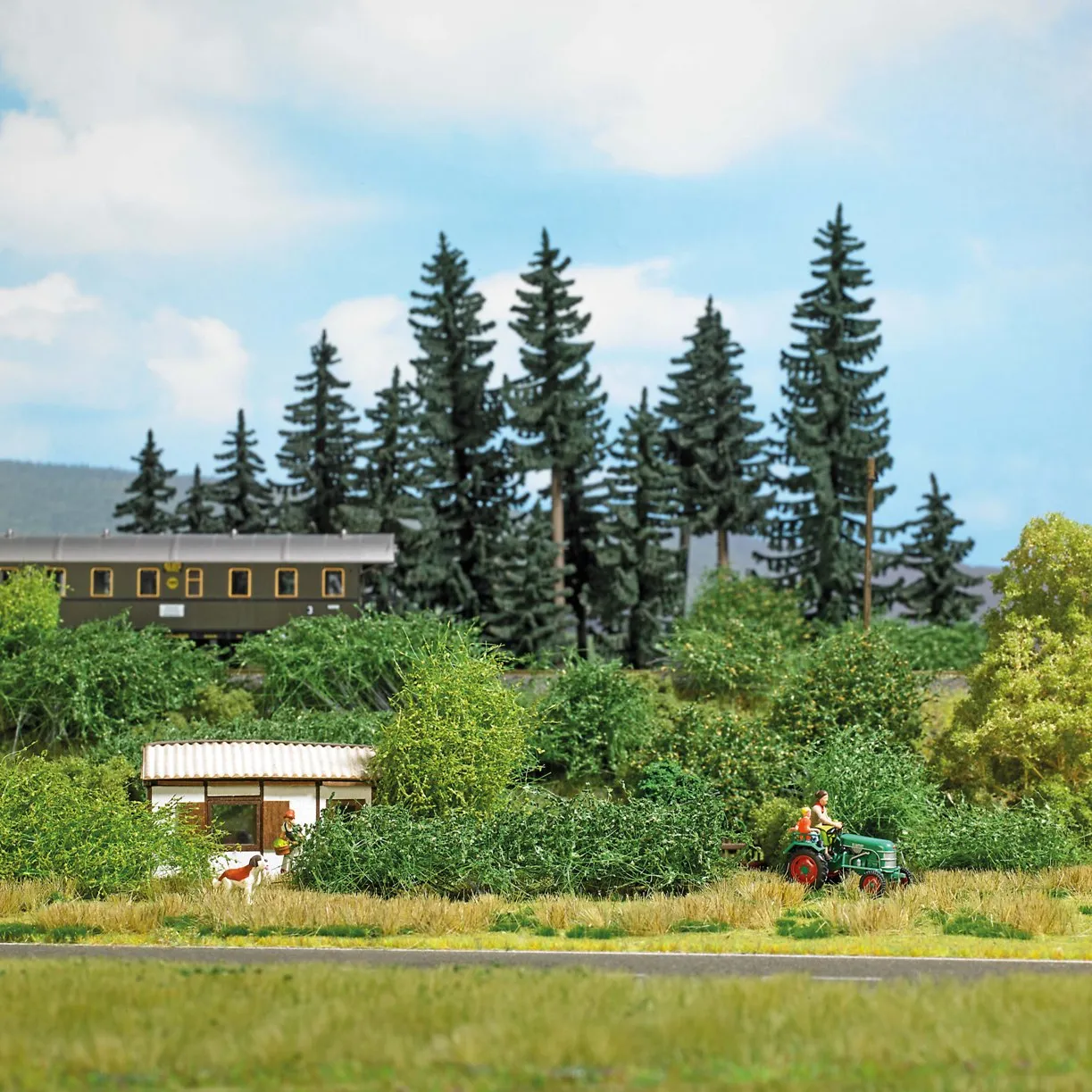 Busch 3599 Sträuchermatte Spätsommer