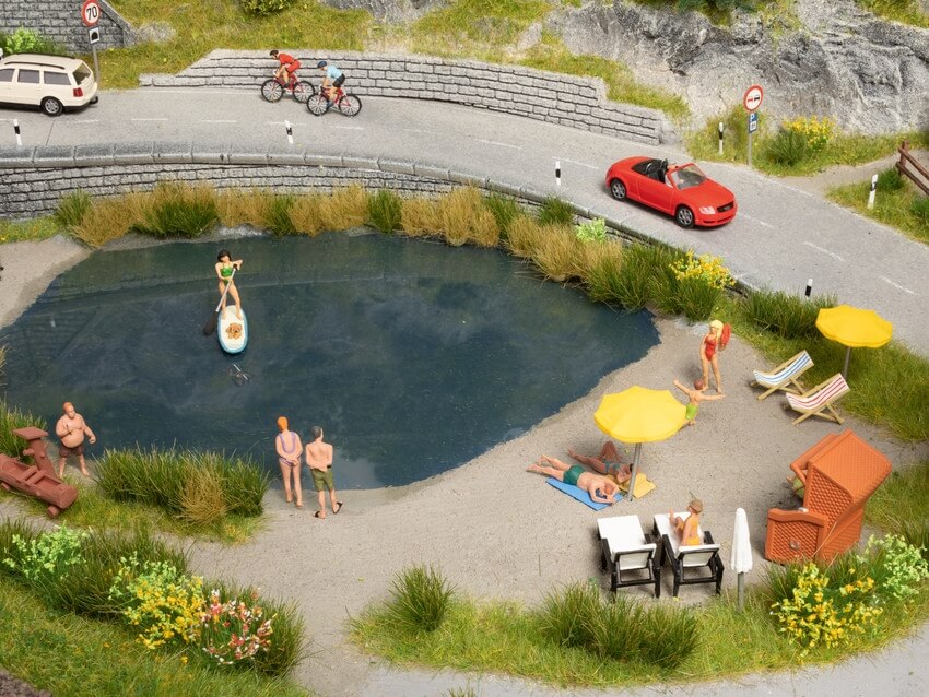 NOCH 16205 Figuren-Themenwelt „Beim Baden“