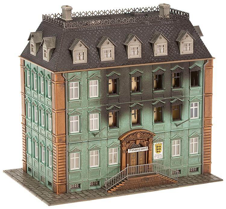 Faller H0 130441 Brennendes Finanzamt