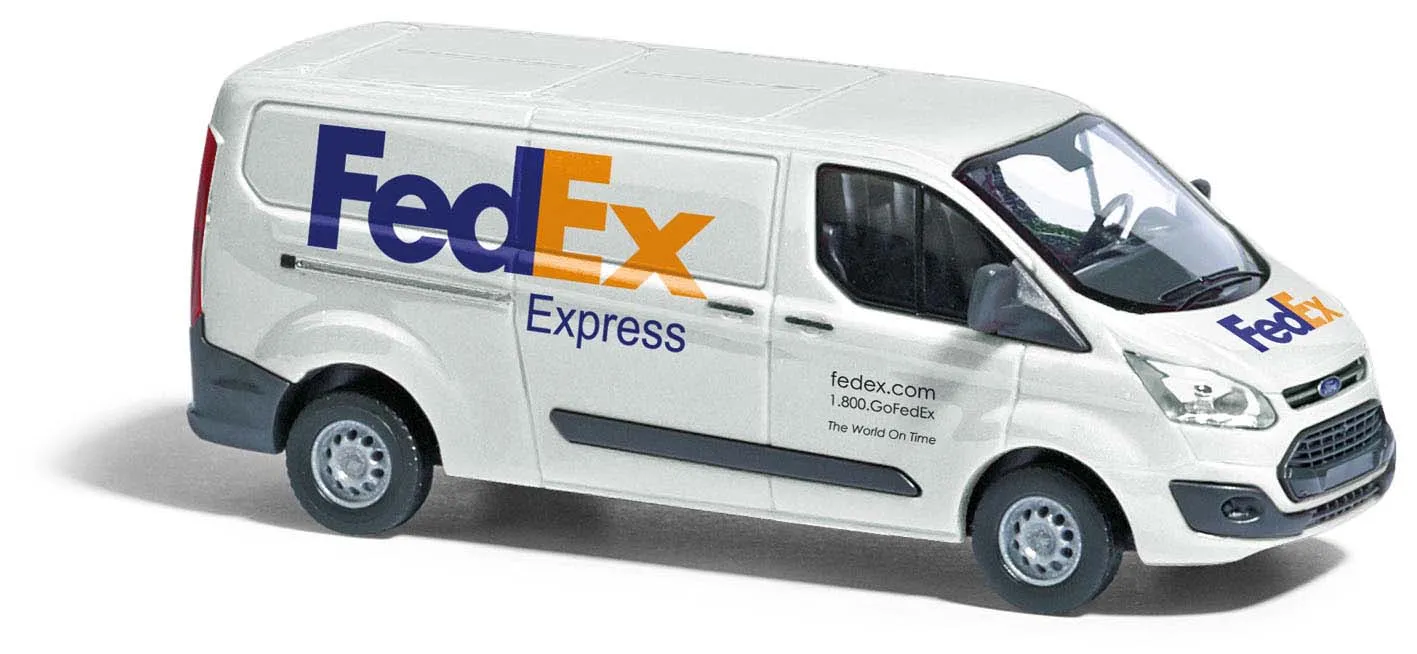 Busch 52432 Ford Transit Custom Kasten FedEx