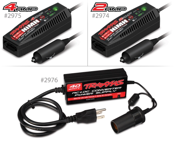 Adapter 230 Volt Wandsteckdose auf 12 Volt Traxxas DC Lader