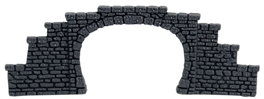 NOCH 44430 Tunnel-Portal 2-gleisig12 x 4 cm Kunststoff