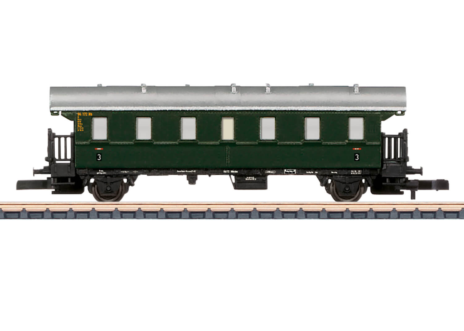 Märklin Z 87511 Einheitspersonenwagen Ci-28 "Donnerbüchse" 3. Klasse der DB