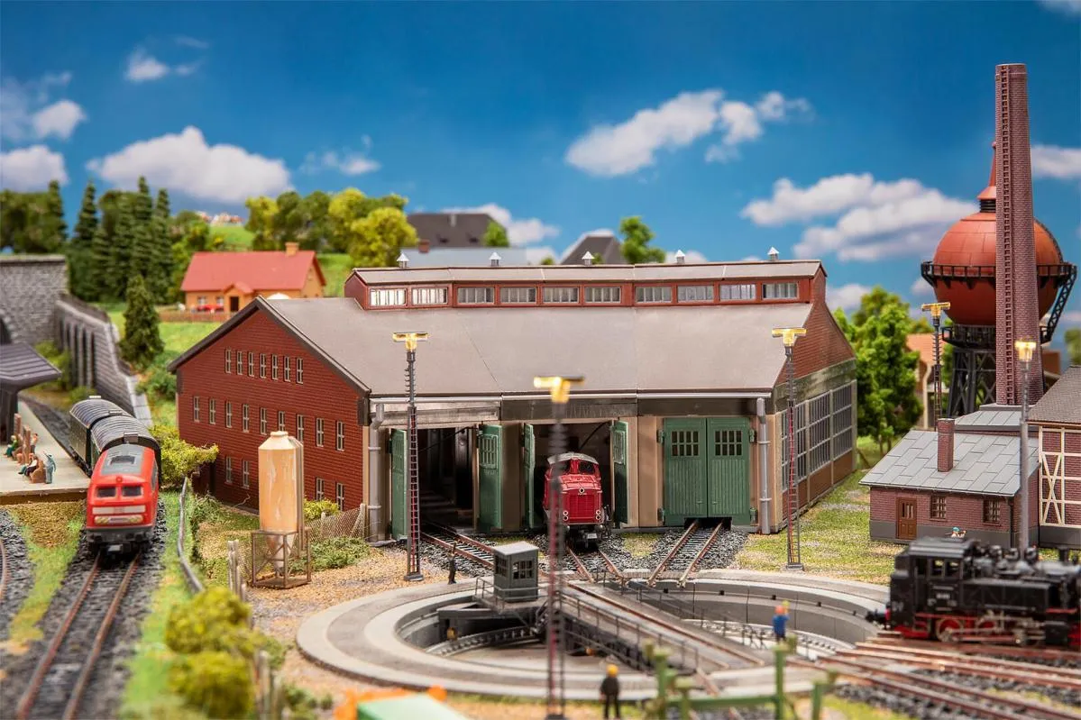 FALLER 231716 Ringlokschuppen 3-ständig 
