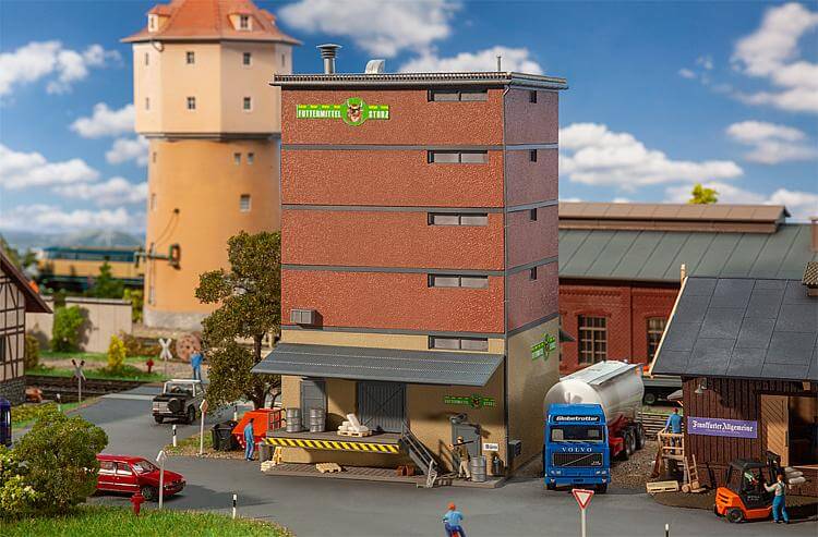 FALLER 191740 H0 Futtermittelhandel Futtermittelwerk