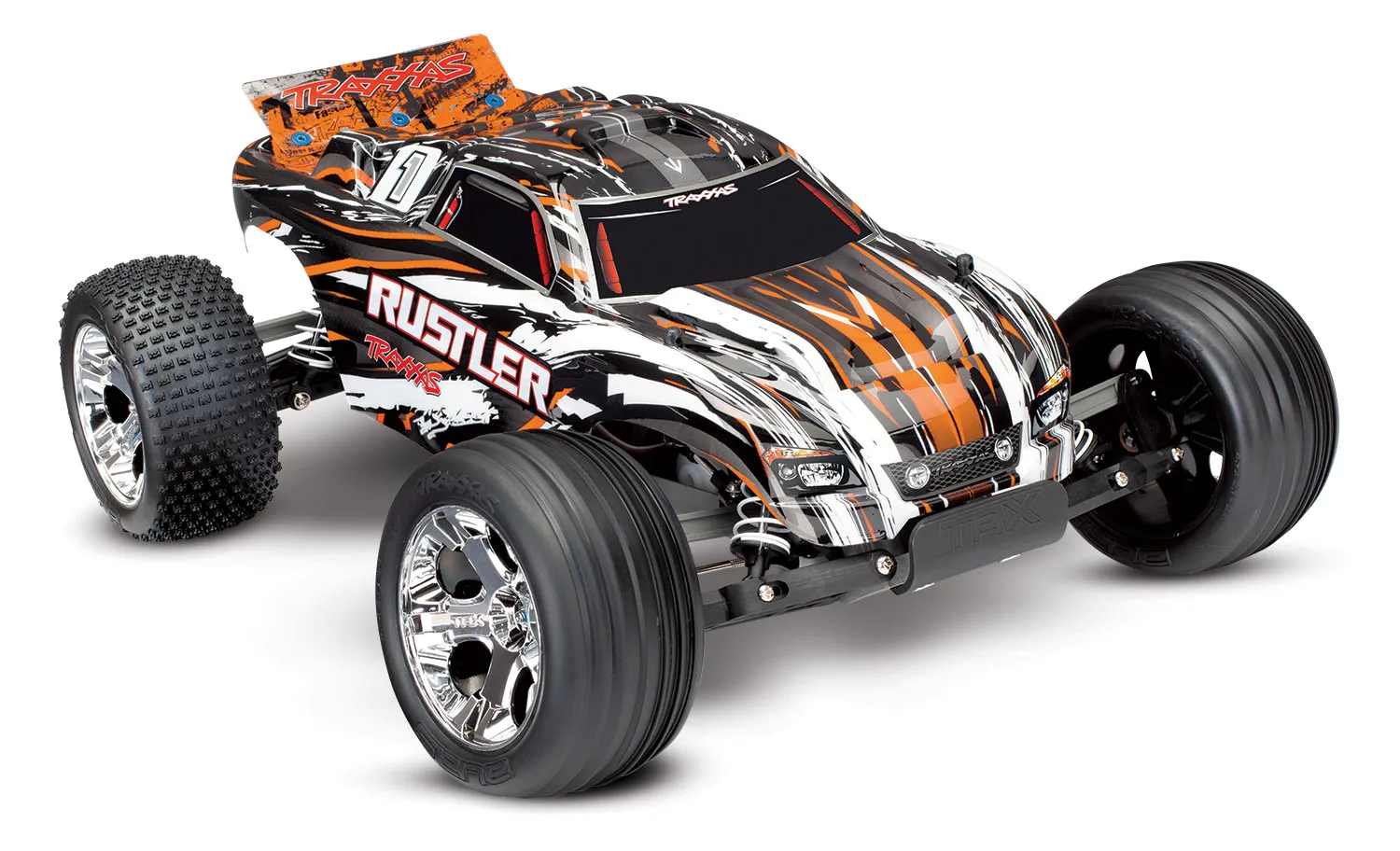 TRAXXAS® 37054-1ORNG TRAXXAS Rustler XL-5® orange RTR