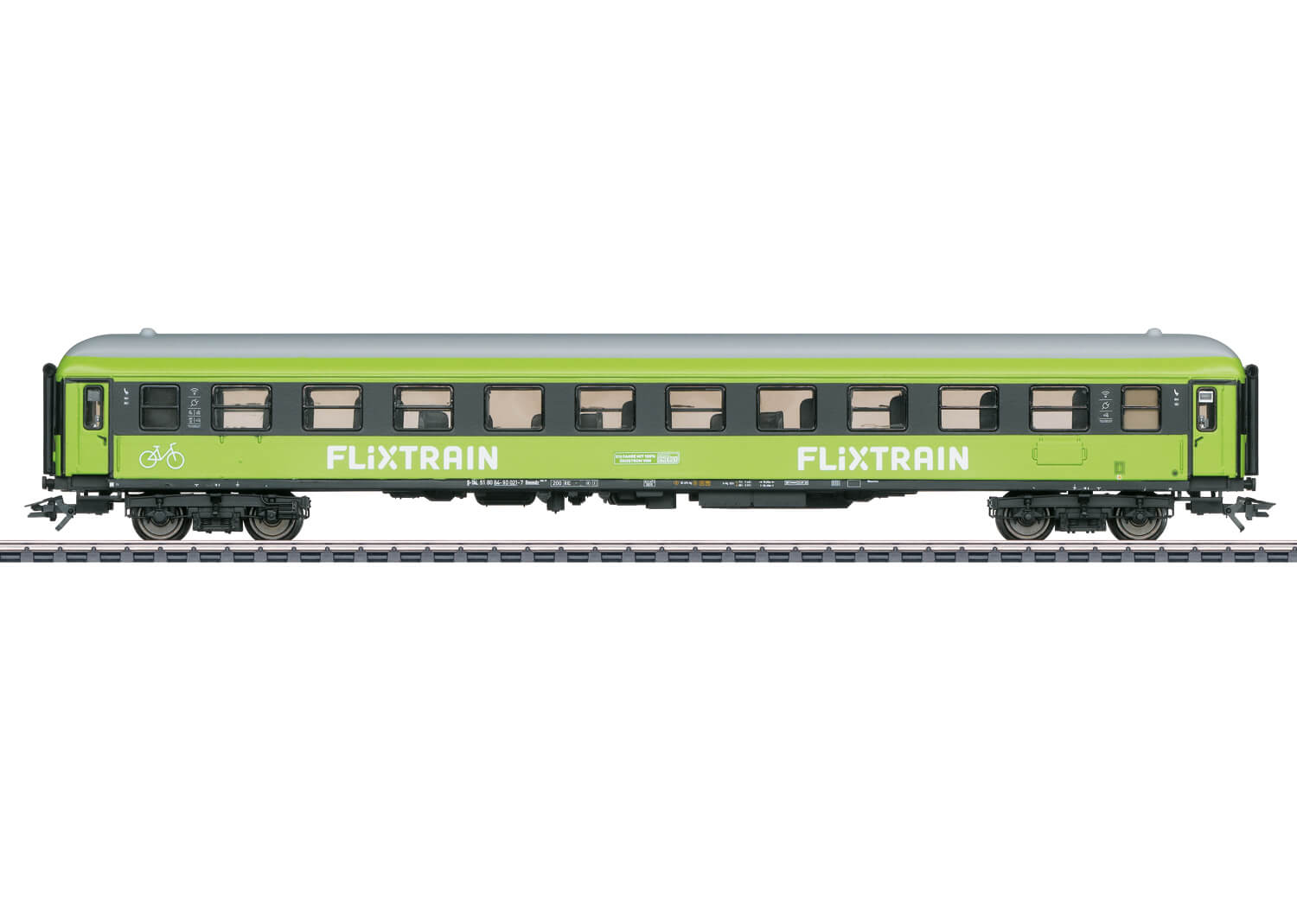 Märklin H0 42956 Schnellzugwagen 2. Klasse Bauart Bmmdz 268.7F Flixtrain 