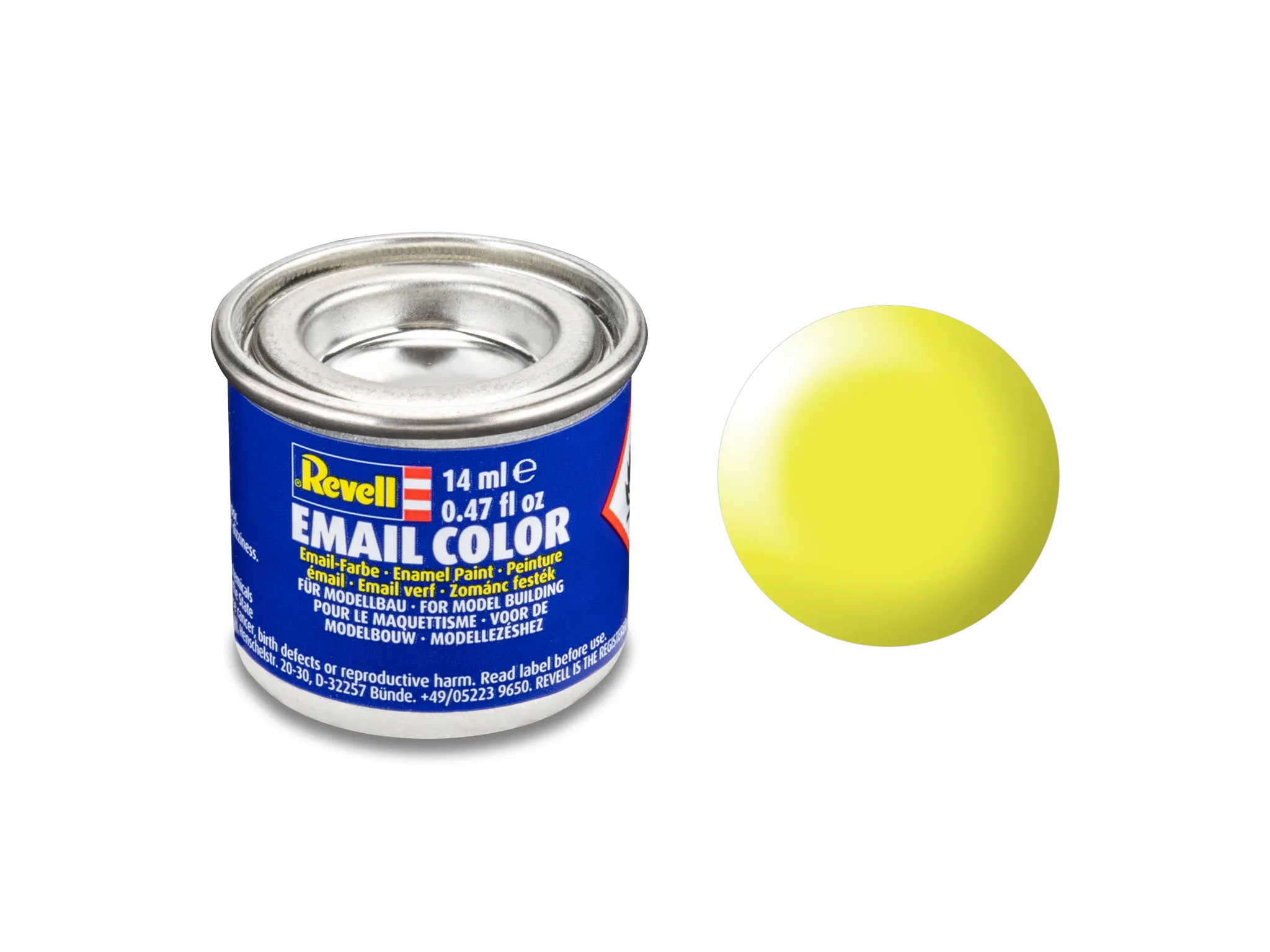 Revell 32312 Email Color Leuchtgelb seidenmatt 14 ml 