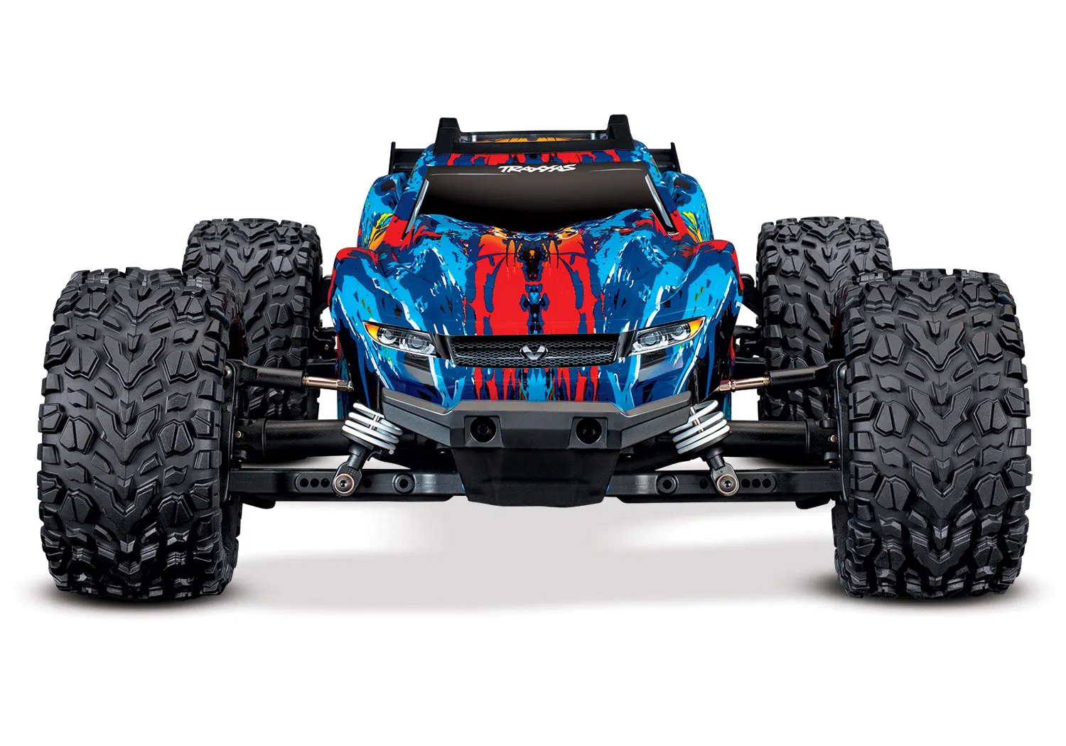 TRAXXAS® 67076-4RED Rustler 4x4 VXL rot/gelb RTR 