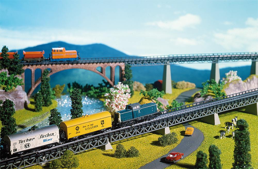 Faller 222540 4 Auffahrtsteile, gerade