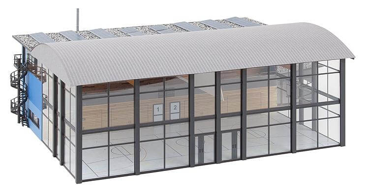 FALLER 130613 H0 Turnhalle Sporthalle