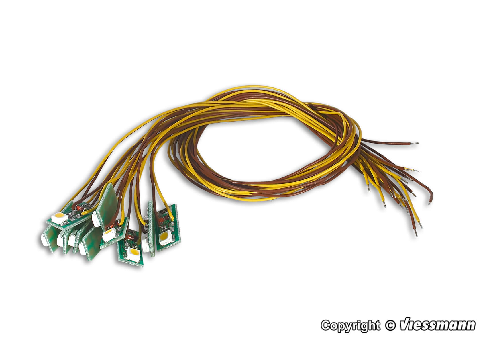 Viessmann 6007 Hausbeleuchtung mit 1 LED gelb 10 Stück